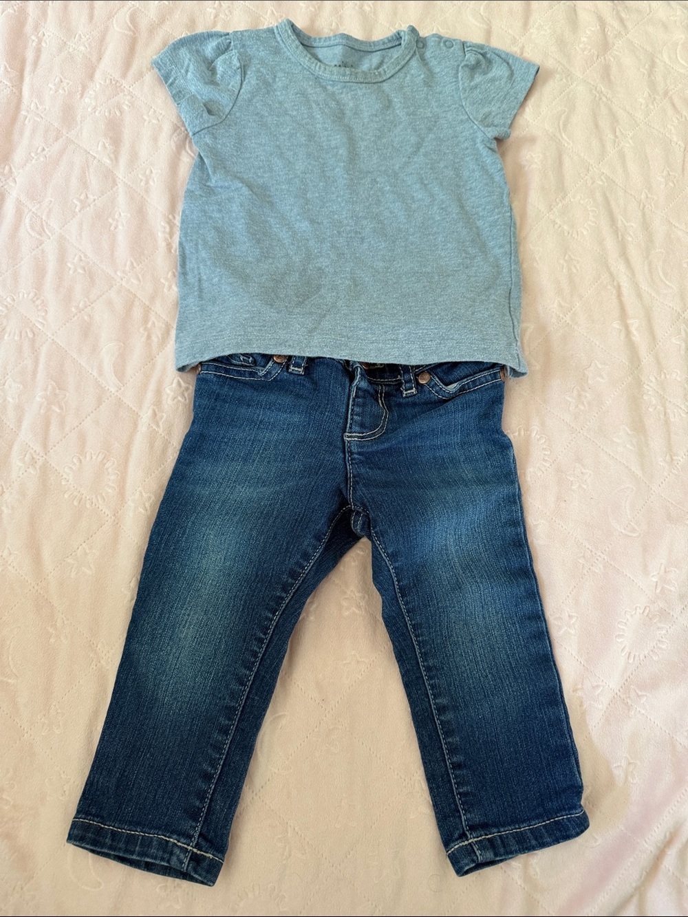 Baby girl jeans 9-12months
